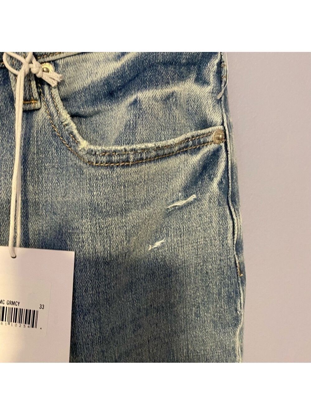 Pistola Colleen High Rise Slim Boot Jeans NWT Light Wash Distressed Sz 34 - Picture 7 of 15